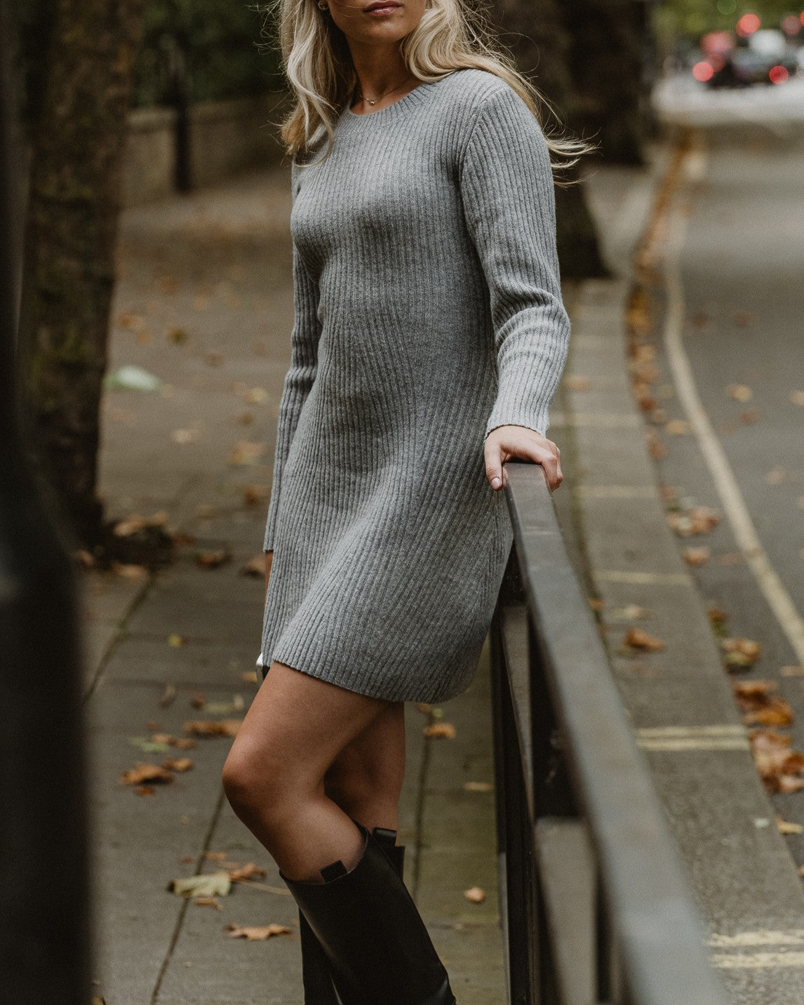 VMJOSANNA Short Dress - Medium Grey Melange